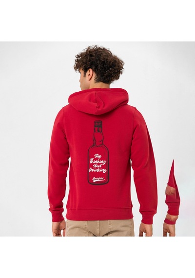 Routefıeld Routefield Heady Erkek Kırmızı Sweatshirt Bordo Bordo