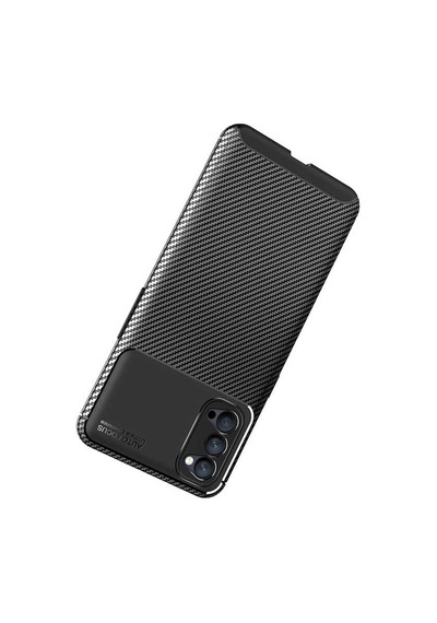 Oppo Reno 4 Kılıf Zore Negro Silikon Kapak Lacivert