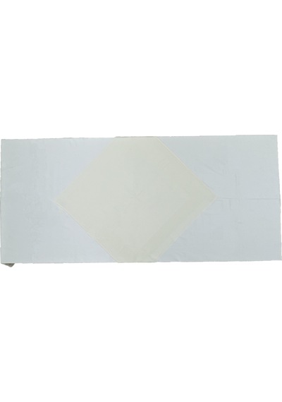 Krem 80cmx80cm Ve 130cmx280cm Çift Kat Pamuklu Atlas Kenarlı Masa