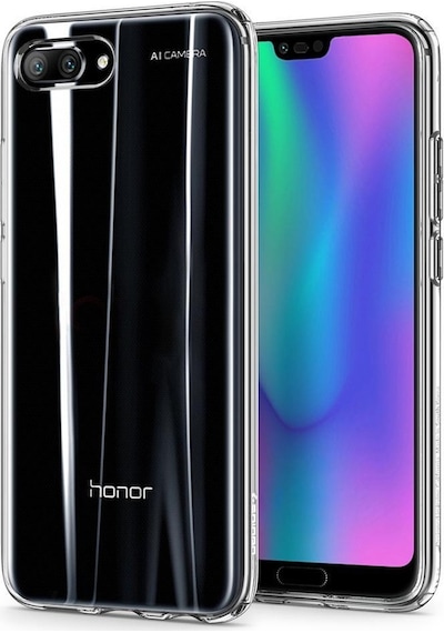 Spigen Huawei Honor 10 İle Uyumlu Kılıf Liquid Crystal 4 Tarafı Koruma