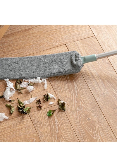 Sihirli Mikrofiber Başlıklı Girintili Yüzey Dip Köşe Raf Temizleme Mopu Toz Alma Fırçası Çok Renkli