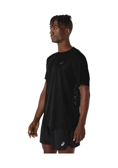 Asics Metarun Ss Top Erkek Siyah Beyaz Tshirt 2011d286-001 Siyah - Beyaz
