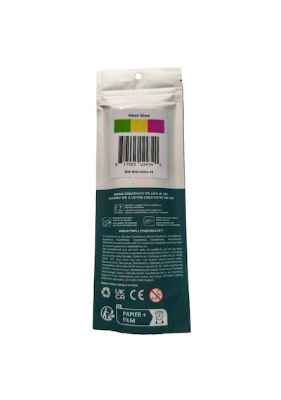 Start+ Eco Pla Neon Glow 3d Kalem İçin 75 Çubuk Filament - 3ds-eco-mıx4-75 Neon Glow