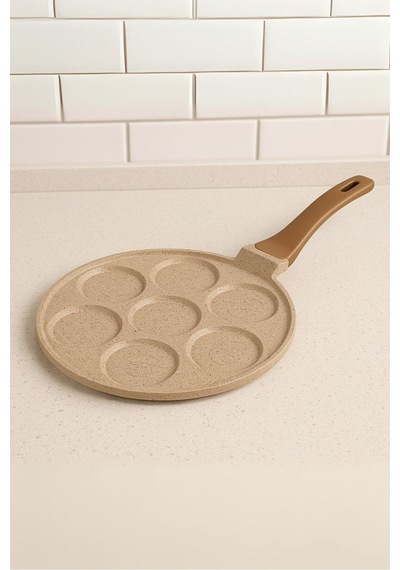 Döküm Pancake Tavası - Kahverengi