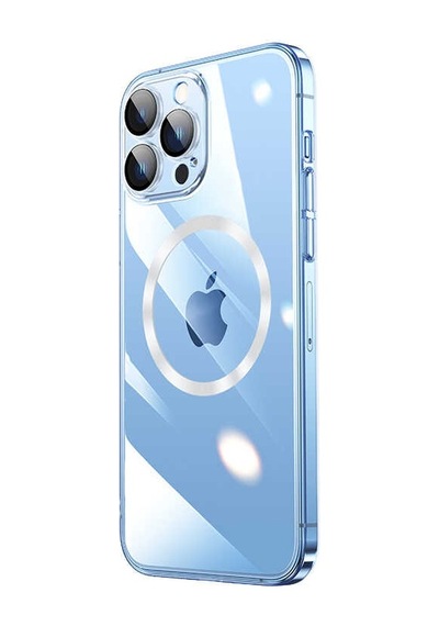 Apple Uyumlu iPhone 14 Pro Max Kılıf Wireless Şarj Özellikli Sert Pc Riksos Magsafe Kapak