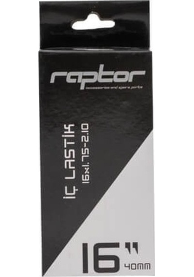 Bisiklet Lastik Raptor - İç Lastik - 16 X 1.75-2.10 Av40 - Siyah