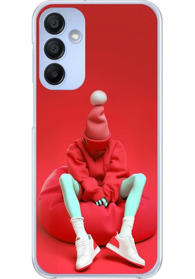 Samsung Galaxy A15 Uyumlu Şeffaf Kılıf No Face 7 Tasarımlı