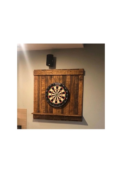Ahşap Dart Tahtası 95x95 Dart Arkalığı Ahşap