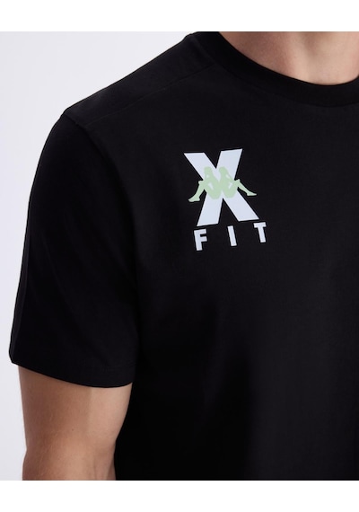 Kappa Kombat Wkt Ecairo Tur Xfit Erkek Siyah Comfort Tişört