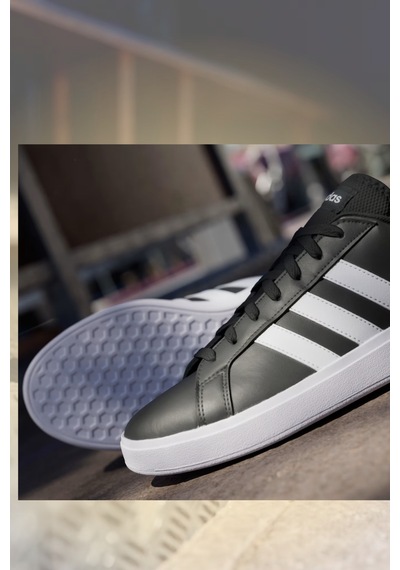 Adidas Grand Court Base2 Siyah Erkek Sneaker Ayakkabı Gw9251 Siyah