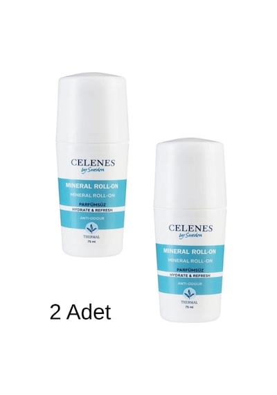 By Sweden Thermal Mineral Hassas Ciltler Için Parfümsüz Roll-on 75 ML 2 Adet