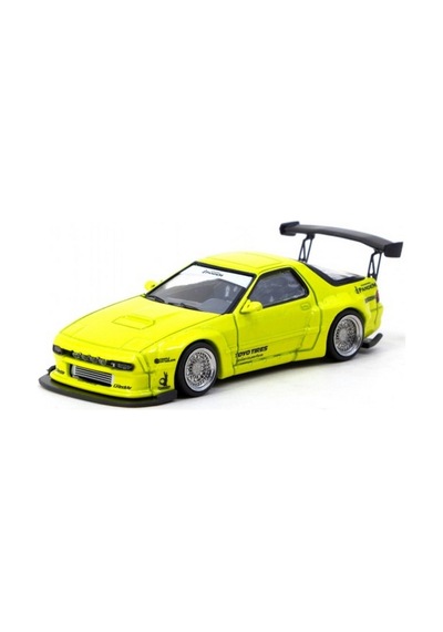 Eco Lounge 1/64 Pandem Mazda Rx-7 Fc3s Yellow