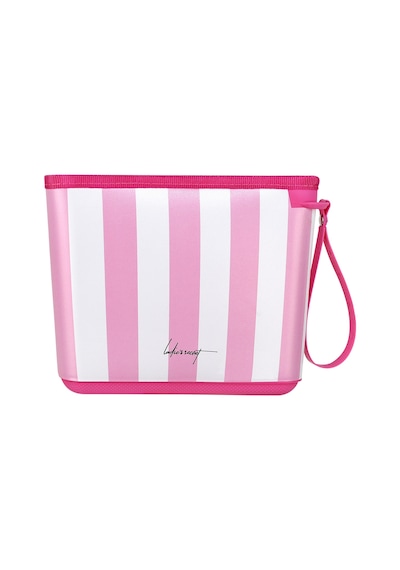 Makyaj Cantasi Ve Fonksiyonel Cok Amacli Cantasi Pembe Galb Leather