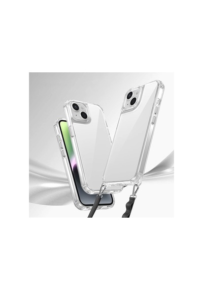 Apple Uyumlu iPhone 13 Kılıf Airbagli Takılabilir Askı Aparatlı Redclick Snap Silikon Kapak