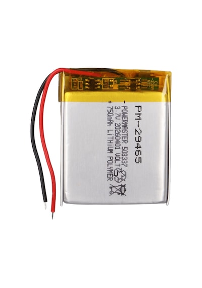 Powermaster Pm-29465 3.7v 750mah 503337 Soketsiz Lityum Polimer Li-po Batarya Şarj Edilebilir Pil
