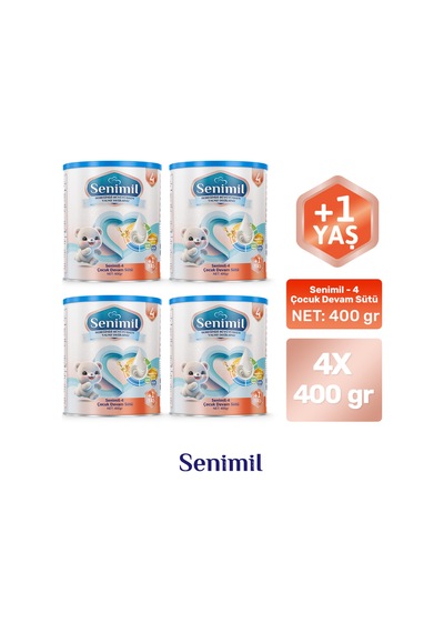 Senimil 4 Çocuk Devam Sütü 400 G 4 Adet