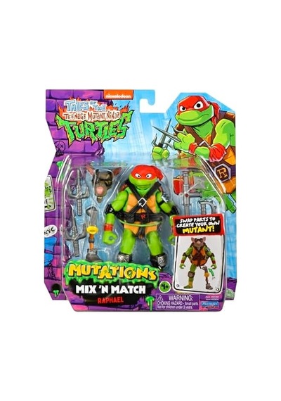 Teenage Mutant Ninja Turtles Mutations Mix N Match Raphael Figürü T0201600