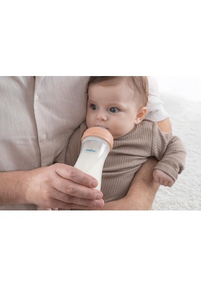 Tr Kindy Antikolik Pp Biberon 250ml, 18+ Ay, Hızlı Akış, Old Rose