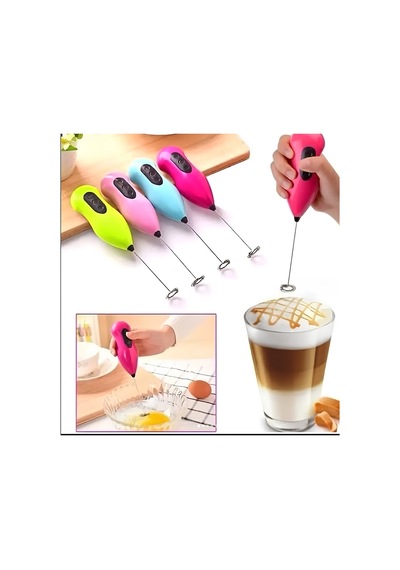 Mini Köpürtücü Mikser Kahve Süt Köpürtücü Karıştırıcı Cappucino Mikser Pilli Çırpıcı Çelik Diğer