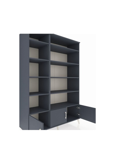 Hyperion Dolap 10 Raflı 3 Kapaklı 132x44x195 Antrasit-antrasit/antrasit Antrasıt/antrasıt - Antrasıt Hyperion Dolap 10 Raflı 3 Kapaklı 132x44x195 Antrasit-antrasit/antrasit Antrasıt/antrasıt - Antrasıt