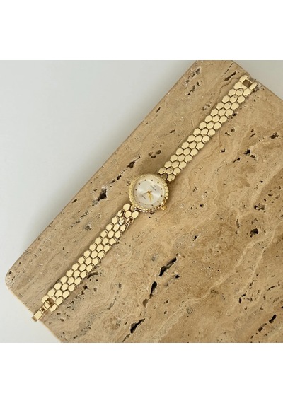 Savior Collection Anka Gold Beyaz Saat