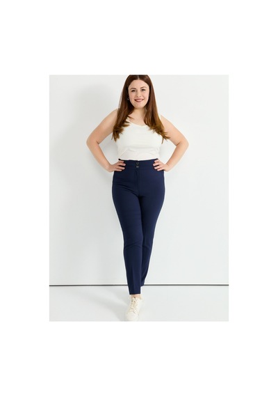Selen Normal Bel Normal Lacivert Kadın Pantolon 25ysl5395 Lacivert