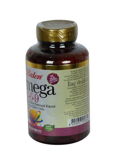 Omega 3-6-9 1585 Mg X 60 Yumuşak Epa-18 Dha-12