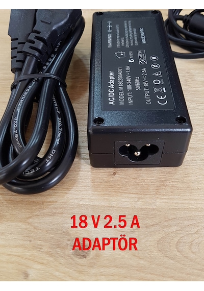 Adaptör 18V -2.5A Plastik Kasa