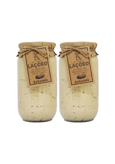 Laçoko Doğal Az Kavrulmuş(Çiğ)Parçacıklı Ballı Fıstık Ezmesi 2 KG