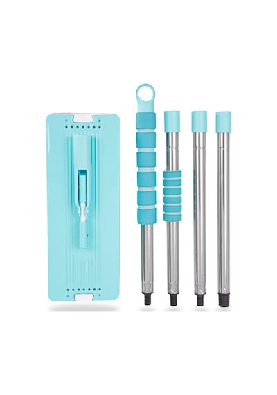 Omnipazar Flr-f0394 Sihirli Slim Tablet Mop Temizlik Kovası Turkuaz