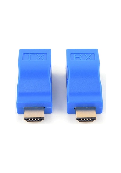 4971 Hdmi Rj45 Cat5 6 Extender Uzatıcı Uzatma Aparatı Adaptör