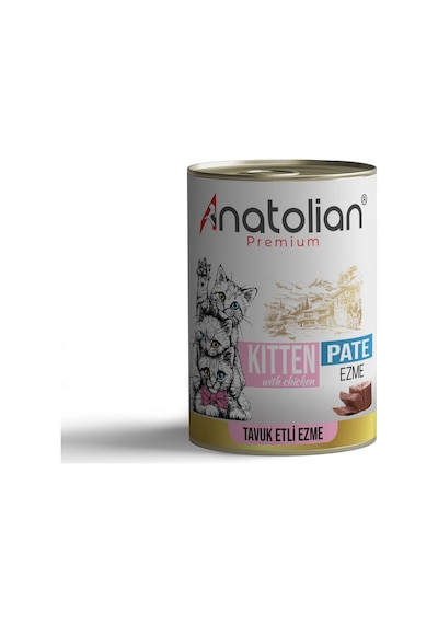 Anatolian Premium Tavuklu Ezme Yavru Kedi Konservesi 400 G
