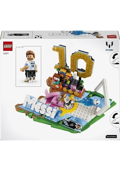 LEGO® Editions Lionel Messi – Unutulmaz Futbol Anları 43011 - 10 Yaş ve Üzeri Çocuklar için Yaratıcı Oyuncak Yapım Seti (500 Parça)