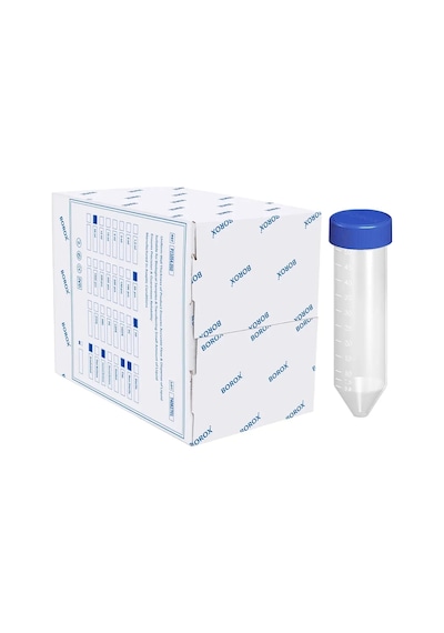 Falkon Tüpü Dibi Konik 50 Ml - Taksimatlı - Mavi Kapaklı Falcon