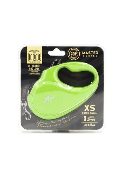 Doggie Master Serisi Otomatik Uzatma Serisi S -15kg-5mt - Yeşil