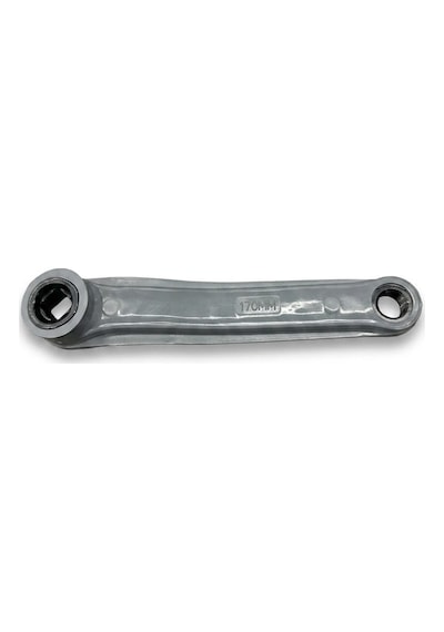 Mtb Pedal Sol Kol Plastik Kaplı Gri