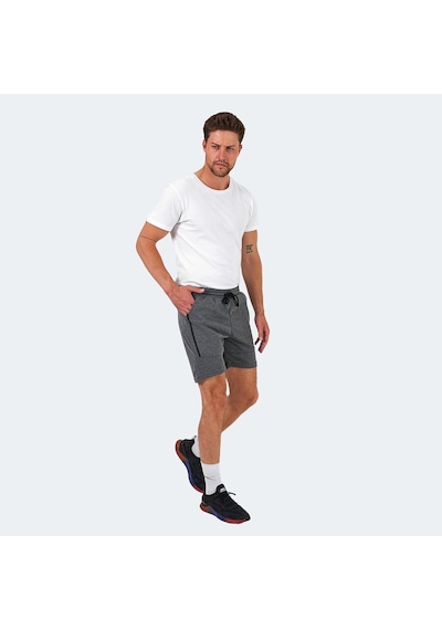 Slazenger NAZAIRE IN Erkek Cepli Fıtness Koyu Gri Şort