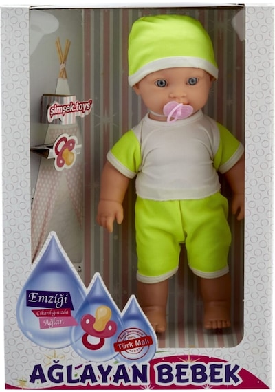 Ağlayan Emzikli Et Bebek 33 Cm