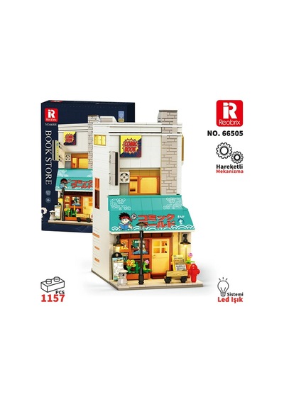 Reobrix Bookstore 66505 Brick Yapım Seti