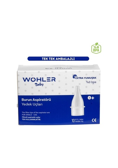 Wohler Nazal Burun Aspiratörü Yedek Uç 10 'lu ( Otribebe Uyumlu )