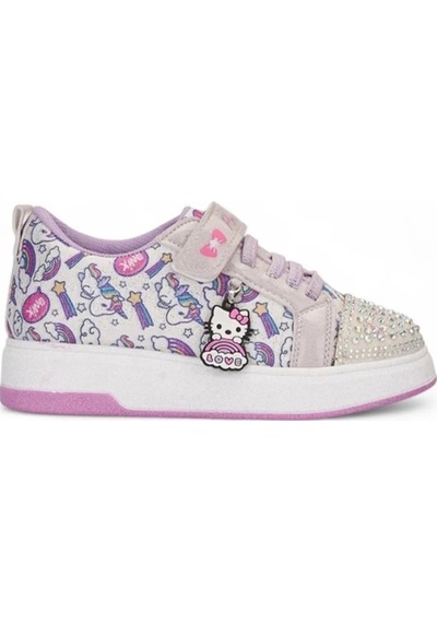 Prokids Pro-f Unicorn Simli Taşlı Maskotlu Kız Çocuk Ayakkabı 26-30 Gümüş