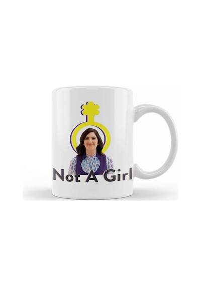 The Good Place Not A Girl Kupa Bardak Porselen Karışık