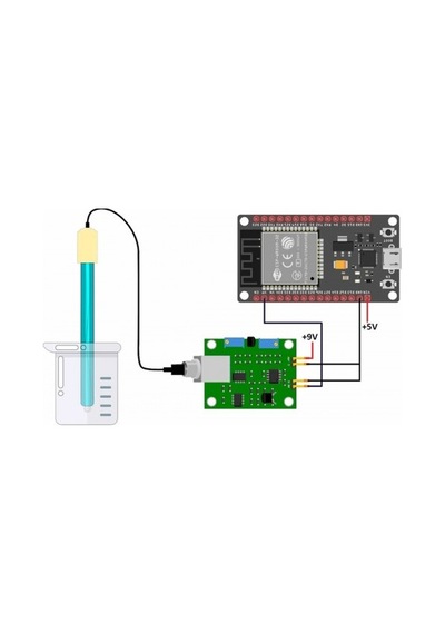 Ph-4502c Ph Sensör Modülü Analog Ph Ölçüm Kiti Bnc Elektrotlu Arduino Esp32 Raspberry Pi Su Kalite T