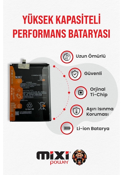 Xiaomi Poco X3 Nfc Uyumlu Tam Kapasite Batarya