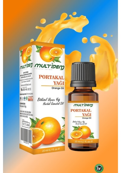 Multidem Portakal Bitkisel Yağ 20 ML