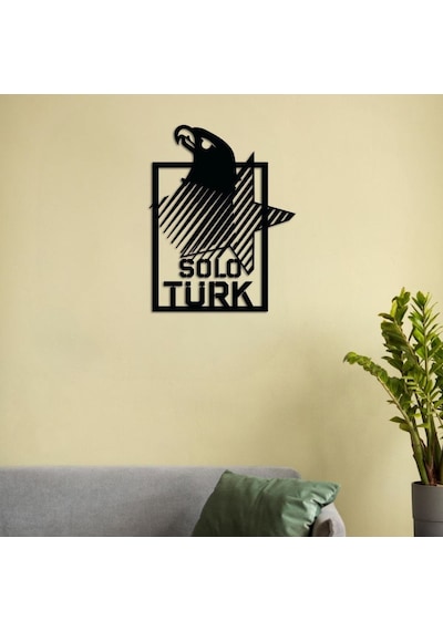 Gökyüzünün Kahramanı Solo Türk Metal Duvar Dekoru
