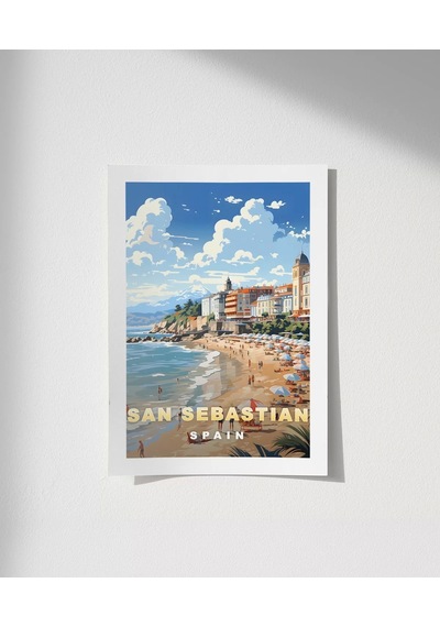 Çerçevesiz Poster San Sebastian'ın Sahil Büyüsü