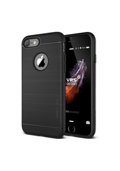 Vrs Design Apple Uyumlu iPhone 7 İle Simpli Fit Kılıf Phantom Black Siyah