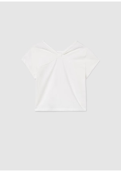 Mayoral Kız Çocuk T-shirt 6002 Krem