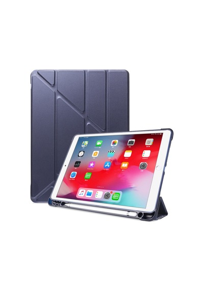 Apple Uyumlu iPad Pro 10.5 Kılıf Kalem Bölmeli Trifolding Case A1701 A1709 A1852 Kılıf